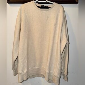 Nautica Men's Beige Crewneck Sweatshirt Size XXL